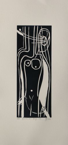 Femme aux longs cils